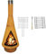 Ben&Camilla Gartenkamin BBQ Grill Denver in Edelrost Optik Cortenstahl 125 x Ø 44 cm | extra robust & rostfrei | Feuerschale Feuerkorb Terrassenofen Gartenofen Feuerstelle Feuersäule Feuerskulptur