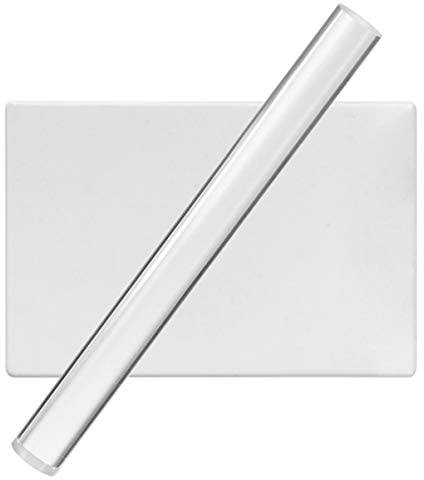 Milisten Clay Roller Acrylic Clay Sheet Board Clay Modelling Tools for DIY Shaping Sculpting Crafting