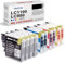 SMARTOMI LC1100 LC980 Kompatibel für Brother LC1100 LC980 Multipack Druckerpatronen für DCP-145C DCP-195C DCP-165C MFC-250C MFC-490CW MFC-5490CN MFC-5890CN MFC-6490CW（10er-Pack）