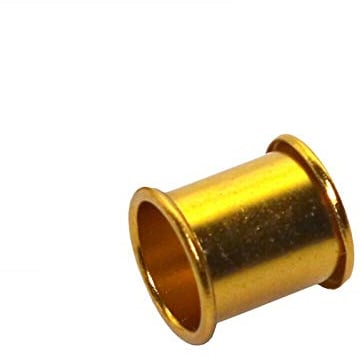 DH-LINK Aluminium Geflügelbeinbänder, 8 mm, Gold, 200 Stück für verschiedene Vögel