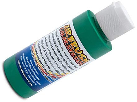Hobbynox Airbrush Color Solid Green Lexan Peinture pour aérographe Vert 60 ml