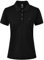 AjezMax Damen Kurzarm Golf T-Shirt Polohemd Pullover Schnelltrocknend Klassisch Sommershirt Schwarz Größe Large
