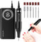 Yokefellow 4000RPM Nail Drill Machine - Electric Nail Drills for Acrylic Nails Professional with 12 Drill Bits for Electric Nail File Manicure Pedicure Home Use (Black-B)