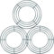 3Pc Green Christmas Wire Wreath Rings 8 Inch Round Metal Wire Wreath Frame,Wire Wreath Making Ring Base Wire Wreath Form for Xmas Door/Wall Decor DIY Crafts,New Year Christmas Wreath Making Supplies