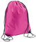 Boolavard Rucksack mit Kordelzug wasserdichter String Bag Sportsackpack Gym Sack für Herren Damen (Rosa)