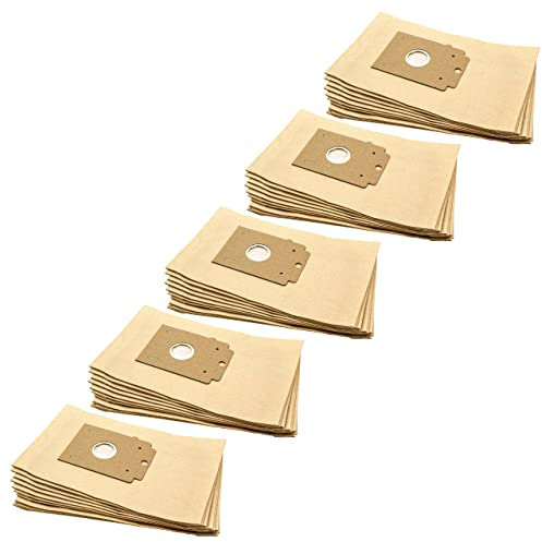 vhbw 50x Sacs compatible avec Bosch BSN 0001-9999 Big Bag 3l, 1600, 1810, 2010 aspirateur - papier, 28cm x 17cm, couleur sable