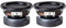 YONGERN Altavoces de Woofer de 3 Pulgadas 20W 8OHM Subwoofer Subwoofer Audio Speaker 20 Core Rubber Edge Bajo Altavoz Teatro en casa Bricolaje 2pcs