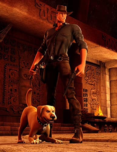 Indiana Jones and The Fate of Atlantis 6 MAXI Poster - Filmkunstposter in verschiedenen Größen für Wohn- oder Schlafzimmerideen. Randlose Kultfilmbilder, klassische ikonische 70er, 80er, 90er Jahre,