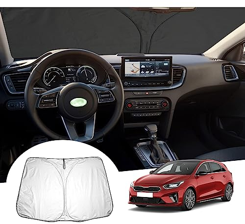 GAFAT Compatible con Kia Ceed Proceed XCeed SW GT 2018-2024 2025 Parasol para Parabrisas Interior, XCeed 2024 Parasol, Protección UV, Accesorios Ceed 2025