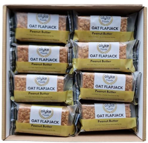 Olyke Peanut Butter Oat Flapjacks 95g (Box of 24)