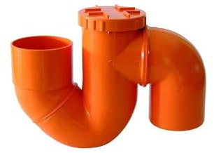 Sifone verticale chiuso in pvc - Diametro 100