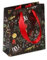 Clairefontaine 212868Cpack - Packung 5 Geschenktasche - Tüte , Format S (12x4,5x13,5cm), Kollektion Valentine, 170g, Valentinstag - Smiley - Schwarz, Geeignet für Parfum und kleine Geschenke, 1 Pack