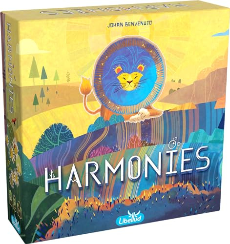 Harmonies Brettspiel – Erstellen Sie Oneirische Landschaften! Strategisches und poetisches Gameplay, lustiges Familienspiel für Kinder und Erwachsene, ab 10 Jahren, 1–4 Spieler, 30 Minuten Spielzeit,