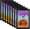 SparklyHome Comic-Bilderrahmen mit schwarzer Matte, UV-Schutz, schwarzer Rahmen für aktuelle Comics bis zu 17,6 x 26,7 cm, passend für Comicbuchtaschen und -hüllen, Wand- oder Tisch-Display, 8