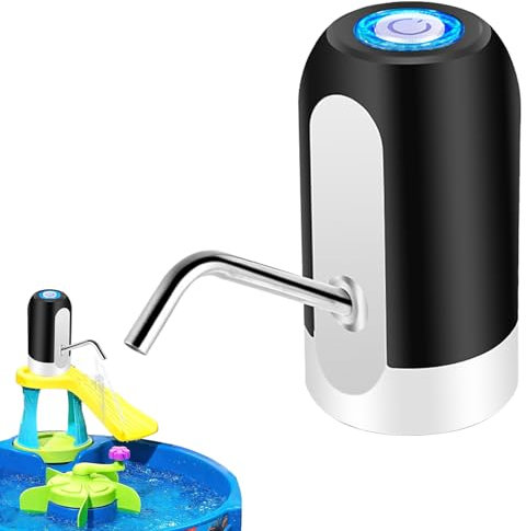 Qfdiwr 14cm*8cm Pumpe Für Wassertisch Kinder,Leistungsstarke Kabellose Wasserpumpe, Wassertischpumpe Kabellos, Spritztisch-Spielzeug Für Outdoor-Aktivitäten Für Und Mädchen