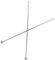 Ciieeo 2 Piezas varilla agitadora de acero inoxidable cuchara giratoria para café agitadores de café reutilizables Mezclar cucharas palitos de revestimiento palillos Plata Reutilizable