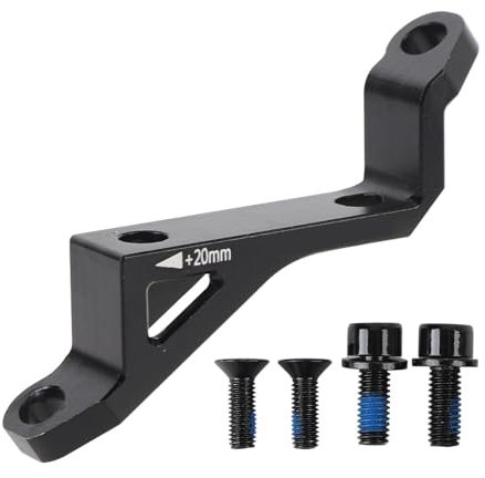 Pilipane Scheibenbremsadapter Hochwertige leichte Flache Halterung nach Bremsbremssättelladapter für Mountainbike zum Roadbike -Umbau Aluminiumlegierung 74 mm bis 34 mm mit Schrauben