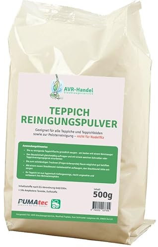 Teppich Pulver Reinigungspulver zur Reinigung von Teppichen und Polster (500 Gramm)