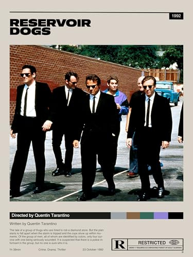 Reservoir Dogs - Minimalist Poster cm 30 x 40