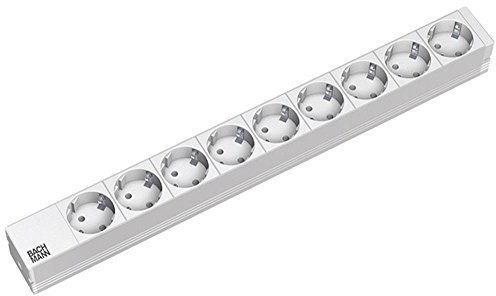 BACHMANN 19 Steckdosenleiste, 9-fach, ohne Wippschalter VE = 1