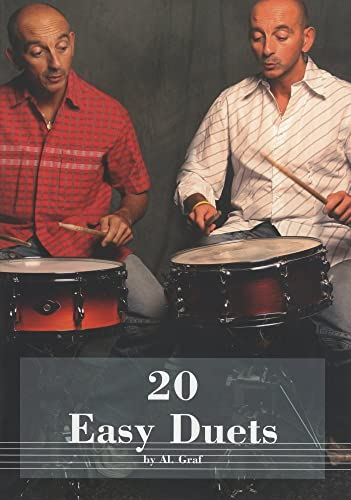 Al. Graf: 20 Easy Duets - Snare Drum (Book And CD). Partitions, CD pour Batterie, Percussion