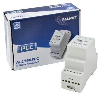 Allnet ALL1688PC Coupleur de phases pour système CPL Version triphasée (Import Allemagne)