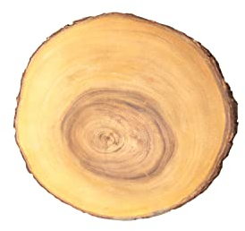 Rustica 25-30 cm Round Mango Wood Bark Board
