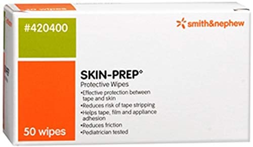 Smith & Nephew Medical Skin-Prep Protective Wipes [420400] 50 Each (Pack of 2)