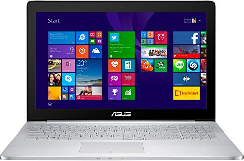 Asus Zenbook PRO UX501JW-FI177H Notebook 39,6 cm (15,6 pollici) (Intel Core i7 4720HQ, 3,5 GHz, 16 GB di RAM, 1TB + SSD da 128GB, NVIDIA GTX 960, Win 8.1), Argento