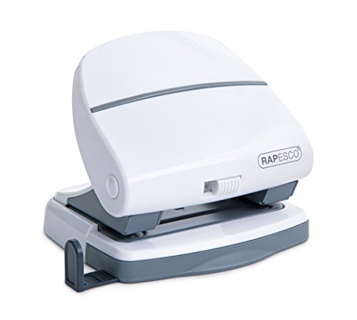 Rapesco 1274 P30 2-fach-Locher, 30 Blatt Stanzkapazität, Weiß