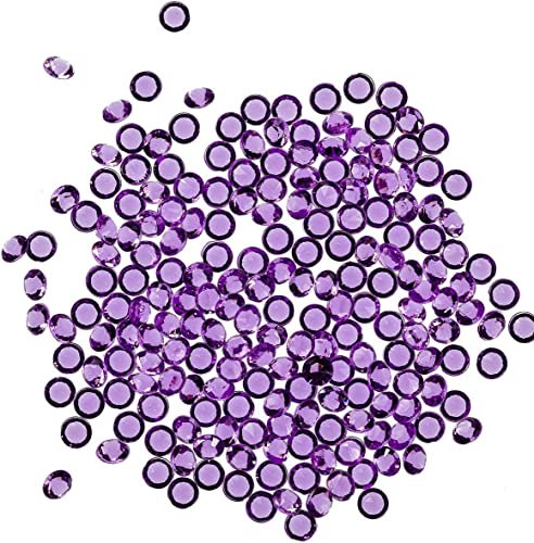 4000 pezzi di diamante acrilico tavolo decorativo - da tavolo coriandoli cristalli per il matrimonio, Nuziale Festa e compleanno festa decorazione - COLORATO PER RIEMPIRE VASI - Viola Chiaro
