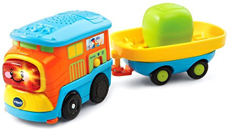 VTech Go! Go! Smart Wheels Train de marchandises motorisé avec voiture cargo