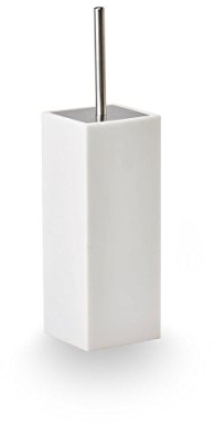 WC Bürste Toilettenbürste Weiss mit Deckel Moon Aquanova