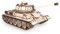 EWA EcoWoodArt 3D Holzpuzzle für Jugendliche und Erwachsene - Mechanischer Panzer T-34 Modell - DIY-Bausatz, Selbstmontage