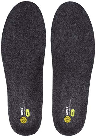 Sidas 3 Feet Merino Mid Einlegesohle, grau, XXL