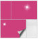 Kiwistar Fliesenaufkleber Pink Glänzend - 14,8 x 19,7 cm - 25 Stück - Klebefliesen Fliesenmuster Stickerfliesen Wandfliesen überkleben