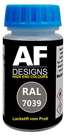 Alex Flittner Designs Stylo Peinture Ral 7039 Gris Quartz Brillant Mat Soie 50ml Séchage Rapide Acrylique Peinture de Laura - RAL7039 Gris Quartz Stumpfmat