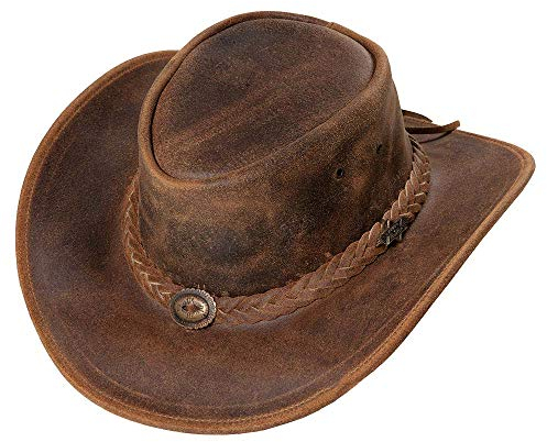 Stars und Stripes Lederhut Westernhut Cowboyhut »Crazy Horse« Gr.M