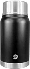 Origin Outdoors Deluxe Recipiente térmico, Unisex Adulto, Negro, 1 L