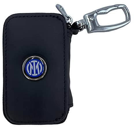 Inter, Portachiavi Unisex-Adulto, Nero, Taglia Unica