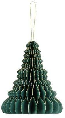 PartyDeco Papier Weihnachtsbaum Bombe Weihnachtsdekoration DIY Wabe Honeycomb
