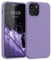 kwmobile Handyhülle für iPhone 13 mini Hülle, für iPhone 13 mini Case - Hülle Silikon - kabelloses Laden - Veilchen Lila