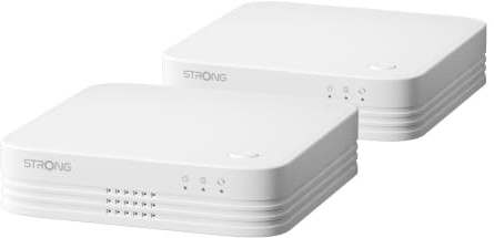 STRONG - ATRIA AC1200 Whole Home Mesh Wi-Fi System, Up to 3,300sq.ft Wi-Fi Coverage, Three Gigabit Ports per node, App Control, Guest Network, Parental Controls, Simple Set Up (2 Pack)