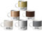 Pantone Espressotassen 6er Set, Porzellan, Espressobecher, 120 ml, spülmaschinenfest, Metalltöne …