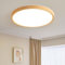 Led De Grano De Madera Lampara Techo Montaje Empotrado,Ultrafino Moderno Plafon Led Techo,24W 3000K/4000K/6000K Seleccionable,Redondo Lamparas De Techo Salon Para Sala De Estar,Cocina,SalóN,Pasillo