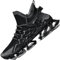 Sneakers für Herren, Blade-Schuhe, Tennis, Herren, Trailrunning, athletisch, modisch, Sport, Herren, schwarz, gelb, rot, Größe Basketball, Läufer, Joggen, Schwarz, 44 EU