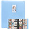640 Pockets Photo Album for Fujifilm Instax Mini Camera, Polaroid Camera, for Fujifilm Instax Mini 11 12 9 40 Evo Liplay 8 7+ Instant Camera, Photo Album for Polaroid Kodak HP Zink 2x3 Photo (Blue)