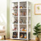 JFOZDM Display Cabinets, Multifunctional Dustproof Glass Display Cabinet, Acrylic Display Cabinet, Hinged door design, Sealed and Dustproof, Display Cabinet for Offices, Bedrooms, Living Rooms