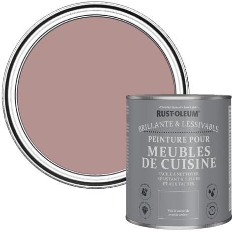 Rust-Oleum Pink Kitchen Cupboard Paint in Gloss Finish - Heartfelt 750ml