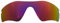 Wetnenss Verres de rechange pour lunettes de soleil Oakley Radar Path/Radar Path Asian Fit Sunglass, polarisées, épaisseur 1,5 mm, prévention du sel, résistants aux huiles (dark red)